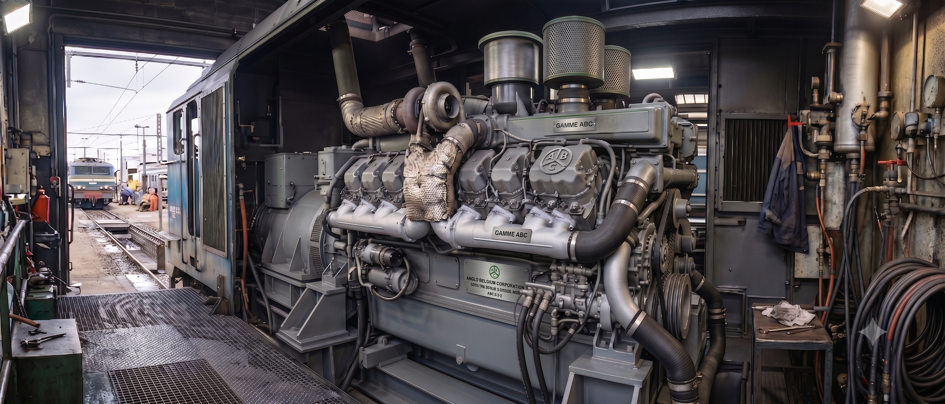 Moteur de traction ferroviaire OMTD