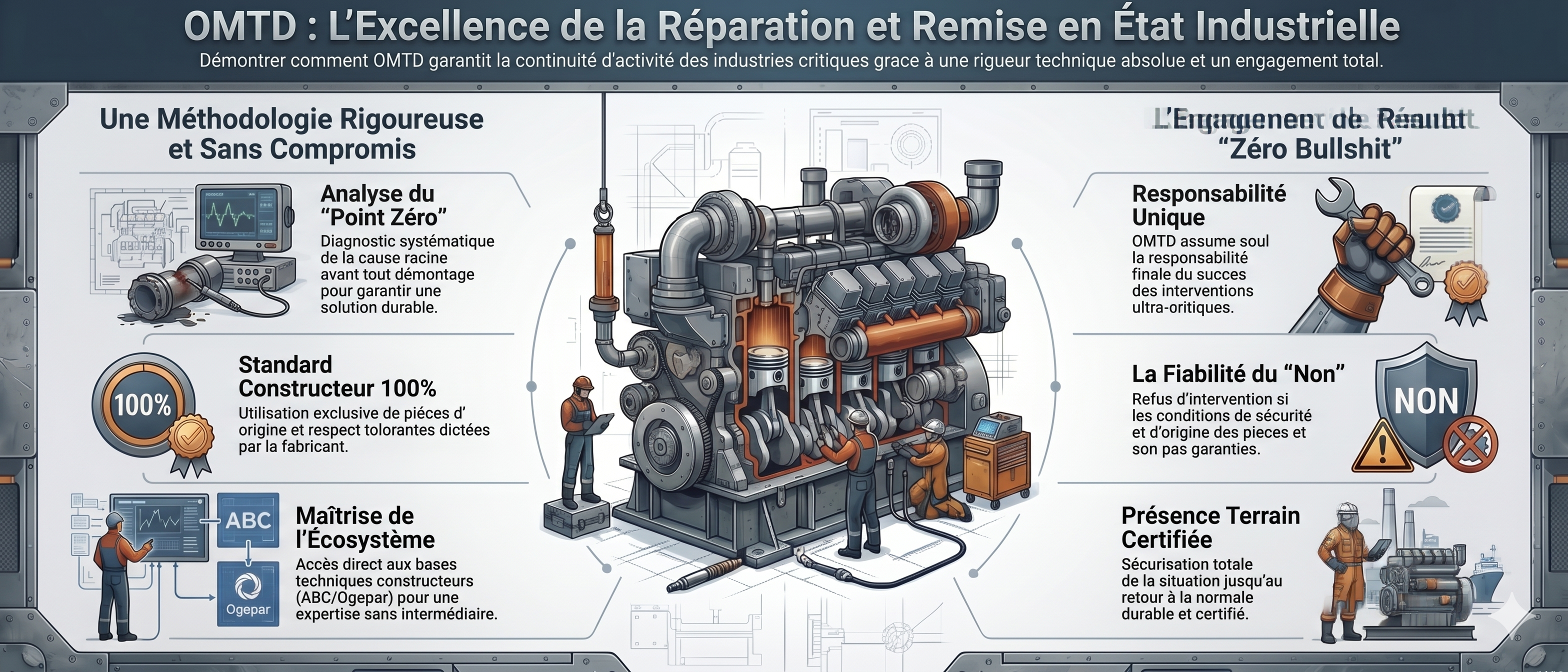 Intervention technique OMTD : réparation de systèmes critiques